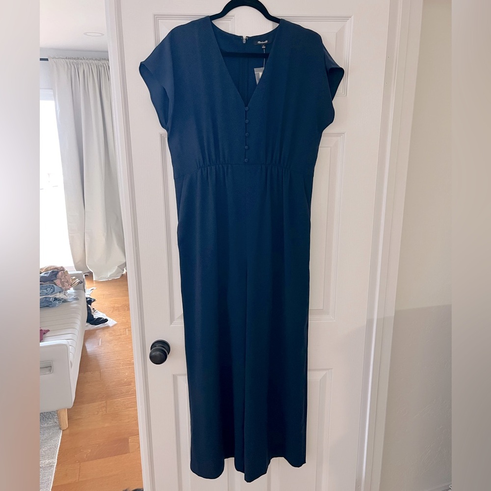Madewell Navy Blue Jumpsuit